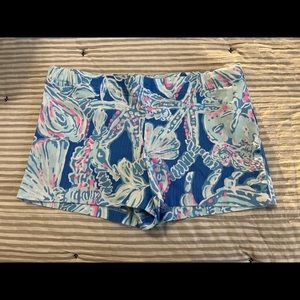 Girls lily Pulitzer shorts size 14